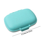 3-in-1 Pill Crusher and Pill Cutter with Storage Compartment for Tablets, Pill Grinder Fine Powder, Pill Cutter Splitter for Small or Large Pills, 1.57x2.36 4.33" Blue
