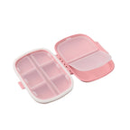 3-in-1 Pill Crusher and Pill Cutter with Storage Compartment for Tablets, Pill Grinder Fine Powder, Pill Cutter Splitter for Small or Large Pills, 1.57x2.36 4.33" Pink