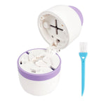 3-in-1 Pill Crusher and Pill Cutter with Storage Compartment for Tablets, Pill Grinder Fine Powder, Pill Cutter Splitter for Small or Large Pills, 1.57x2.36 2.0" x 3.2" Purple