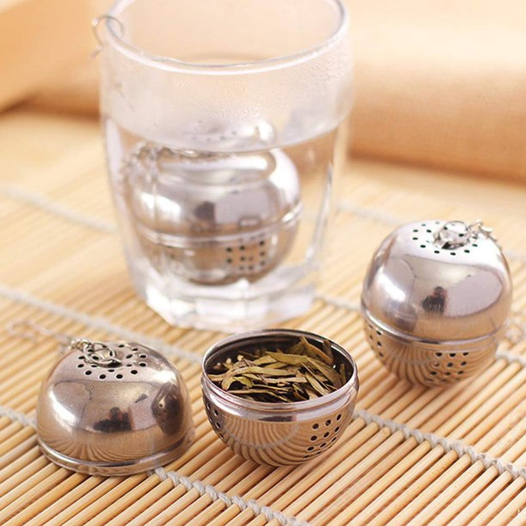 Stainless Steel Mesh Tea Infuser, Heavy Duty Tea Ball, Tea Strainer Tea Diffuser Tea Steeper for Filtering Tea,Tea Infusers for Loose Tea, 1 Pcs, 1.57x1.57 2.75" x 2.08" Silver*1