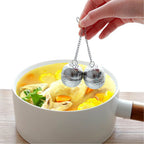 Stainless Steel Mesh Tea Infuser, Heavy Duty Tea Ball, Tea Strainer Tea Diffuser Tea Steeper for Filtering Tea,Tea Infusers for Loose Tea, 1 Pcs, 1.57x1.57 2.75" x 2.08" Silver*1