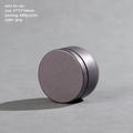 Tea Box - Portable Mini Tea Caddy, Large Tea Storage Container, Small Round Tin Coffee Caddy