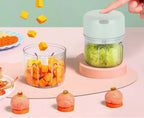 Garlic Press - Ginger Press Set - Stainless Steel - Garlic Press - Garlic Press - Garlic Cutter - Garlic Peeler - Garlic Press - Ginger Press - Durable & Dishwasher Safe - Cordless Electric Garlic Press