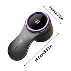 Lint Remover - Lint Trimmer - Lint Remover - Electric Lint Remover - Clothes Roller - Lint Brush - Rechargeable - LED Display - Cordless - Clothes Shaving - Lint Removal - Wool Comb - Large Head - Black - 1 Piece