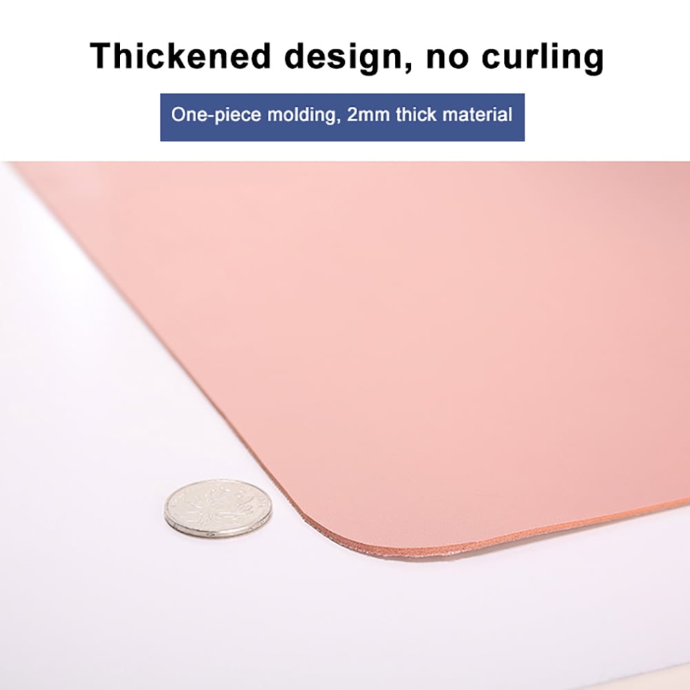 Dengjunhu Desk Pad Protector,Mouse Pad,Office Desk Mat, Non-Slip Desk Blotter, Laptop Desk Pad, Waterproof Desk Writing Pad for Office and Home Blue