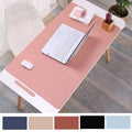 Dengjunhu Desk Pad Protector,Mouse Pad,Office Desk Mat, Non-Slip Desk Blotter, Laptop Desk Pad, Waterproof Desk Writing Pad for Office and Home Gray