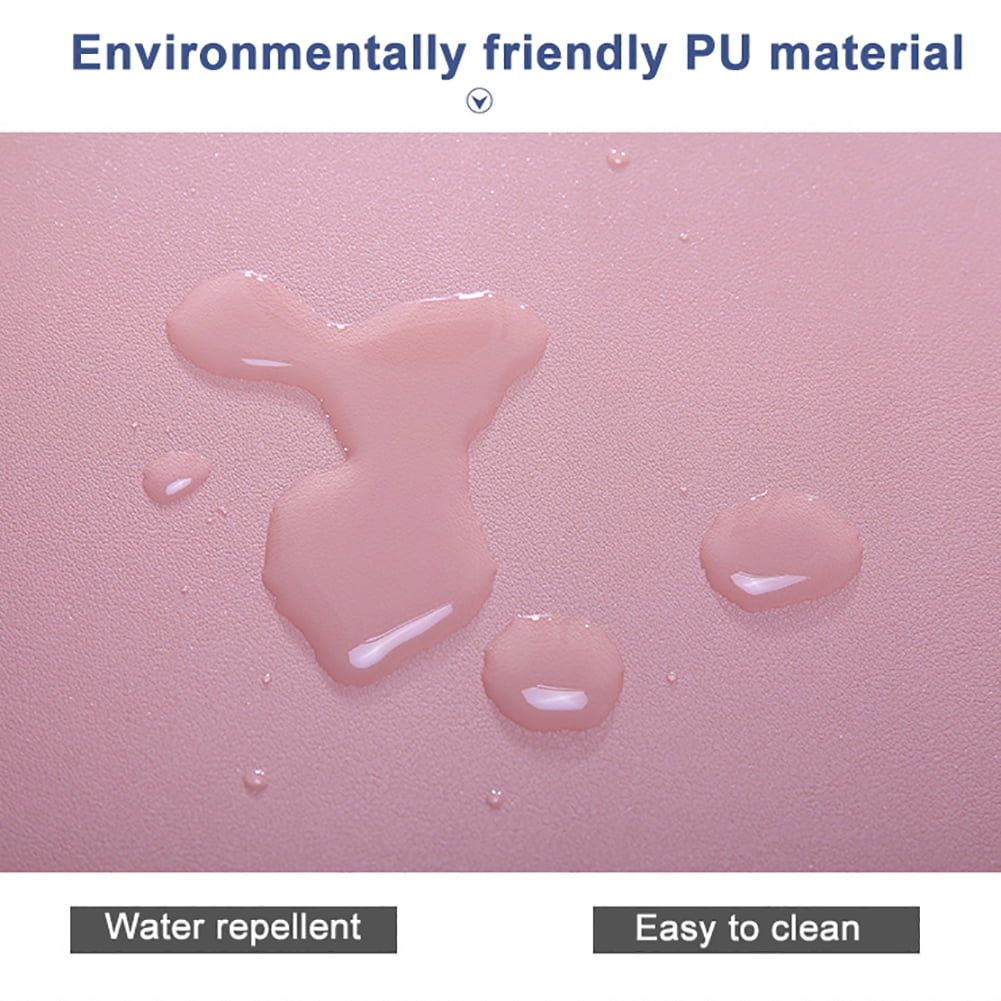 Dengjunhu Desk Pad Protector,Mouse Pad,Office Desk Mat, Non-Slip Desk Blotter, Laptop Desk Pad, Waterproof Desk Writing Pad for Office and Home Gray