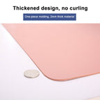 Dengjunhu Desk Pad Protector,Mouse Pad,Office Desk Mat, Non-Slip Desk Blotter, Laptop Desk Pad, Waterproof Desk Writing Pad for Office and Home Gray
