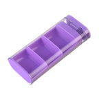 Large Pill Organizer, Pill Box 3 Day, Daily Pill Organizer, 3 Compartments Big Pill Case, for Supplements Jumbo Pill Holder, for Vitamins Huge Medicine Organizer 3 Times a Day Purple