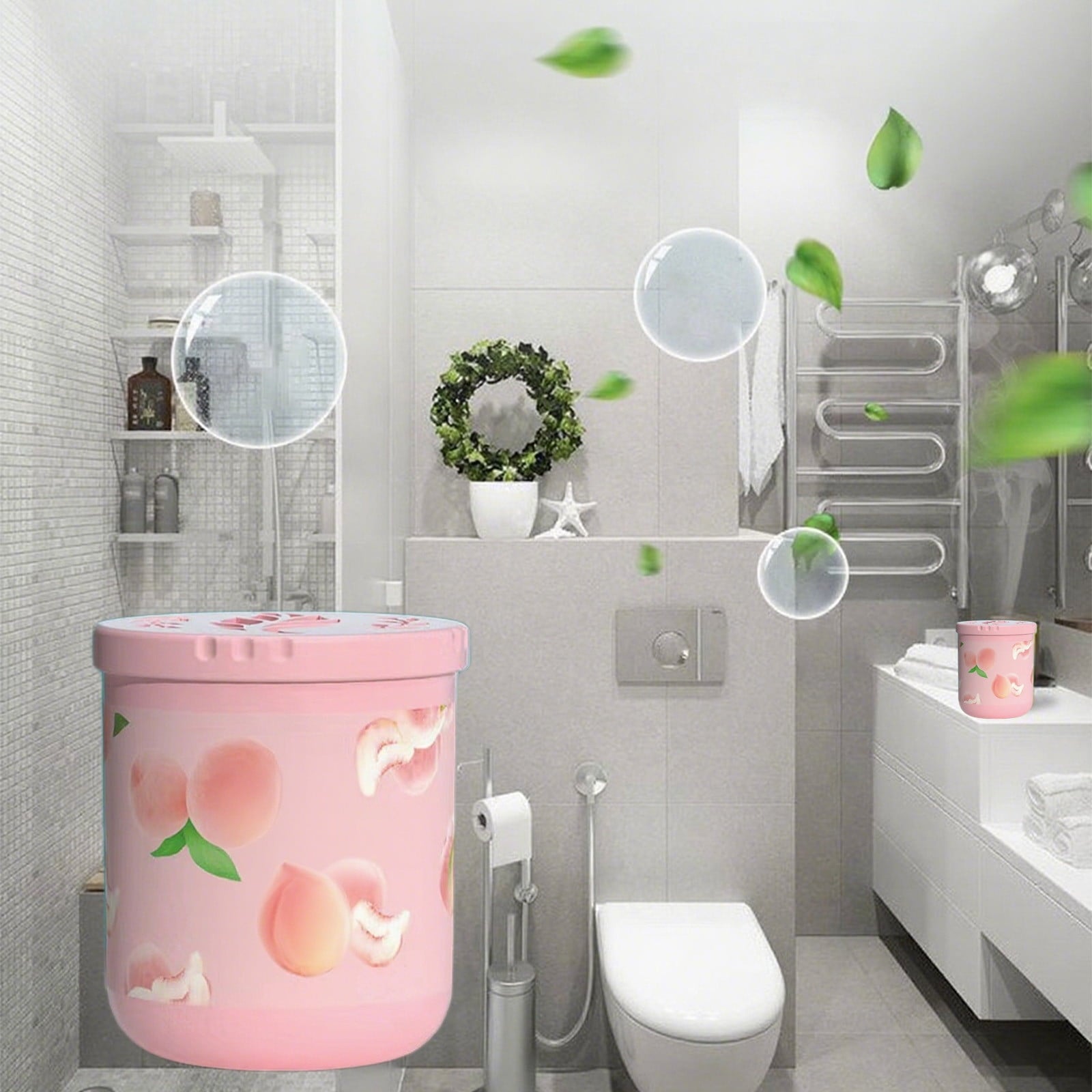 Odor Eliminators Gel Beads, Solid Air Freshener Odor Absorber Gel, Eliminates Odor in Bathrooms, Pet Scents Deodorizing Gel, Beads Air Fresheners Care for Toilet Closet Shoe Rack Bedroom Pink