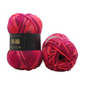 Cotton Yarn - Multicolor Rainbows Yarn,50 gram Skeins,26 Colors Available,7 Strands Of Combed Milk Cotton Crocheting Yarn for Knitting,Crochet,Weaving,Arts & Crafts - Fiesta #M - Rose