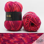 Cotton Yarn - Multicolor Rainbows Yarn,50 gram Skeins,26 Colors Available,7 Strands Of Combed Milk Cotton Crocheting Yarn for Knitting,Crochet,Weaving,Arts & Crafts - Fiesta #M - Rose