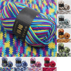 Cotton Yarn - Multicolor Rainbows Yarn,50 gram Skeins,26 Colors Available,7 Strands Of Combed Milk Cotton Crocheting Yarn for Knitting,Crochet,Weaving,Arts & Crafts - Fiesta #M - Rose