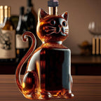 Wolf Whiskey Bottle, Funny Wolf Whiskey Bottle, 3D Wolf Shape Glass, Wine Decanter for Men Dad, Home Bar Dachshund Lover Decor G