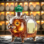 Wolf Whiskey Bottle, Funny Wolf Whiskey Bottle, 3D Wolf Shape Glass, Wine Decanter for Men Dad, Home Bar Dachshund Lover Decor I