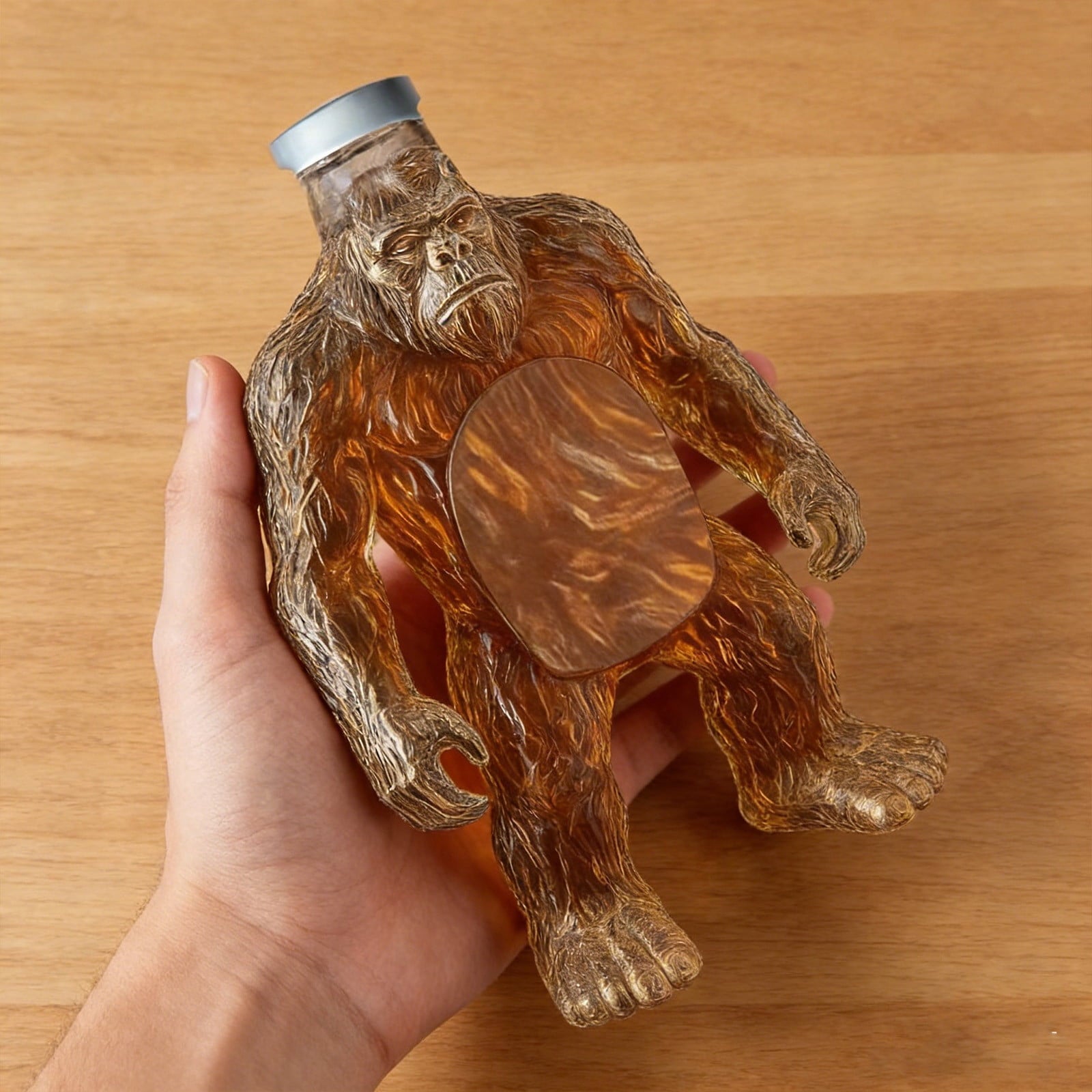 Wolf Whiskey Bottle, Funny Wolf Whiskey Bottle, 3D Wolf Shape Glass, Wine Decanter for Men Dad, Home Bar Dachshund Lover Decor P