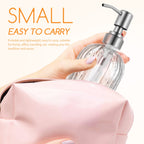 shower gel dispenser bottle Lotion Bottle Glass Reusability Household Users Home 1Pcs