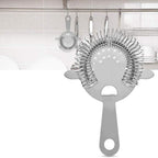 1 Pack of Cocktail Strainer Stainless Steel Bar Cocktail Strainer Filtering Tool for Bar Restaurant Home