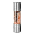2 in 1 Salt and Pepper Grinder with Adjustable Ceramic Rotor, Manual dual headStainless Steel Salt Grinders and Pepper Mill for Kitchen, Outdoor Barbecue（Single cell 70ml）