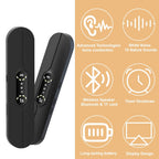 Pillow Speakers for Sleeping,Portable Bluetooth Speaker with Bone Conduction, 10 White Noises, Display, Volume Control,  black