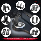 Led Light Bar Mounting Brackets 2pcs Universal Hood Led Work Light led Pods Mount Bracket Clamp Holder for SUV Truck Off Road Installed No Need Drilling,