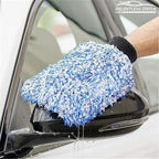 Blend Microfiber, Foam Padding, Scratch-Free, Lint-Free, Great for Rinseless Washing, Blue + Black (2-Pack)