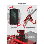 P30 aluminum alloy Bike Phone Holder for 3.5" to 7.5" Device Bicycle Phone Stand Scooter Moto Mount Support Handlebar Clips