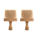 2Pcs Non Static Double Sided Instrument Dust Removal Brush，Wooden Keyboard Cleaning Brush for Keyboards Pianos Synthesizers（2pcs beech ）