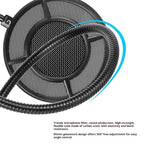 2-layer  Anti spray net for Other Mic, Upgraded Metal Microphone Pop Filter Windscreen with Flexible 360°Gooseneck