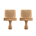 2Pcs Non Static Double Sided Instrument Dust Removal Brush，Wooden Keyboard Cleaning Brush for Keyboards Pianos Synthesizers（2pcs beech ）