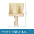 2Pcs Non Static Double Sided Instrument Dust Removal Brush，Wooden Keyboard Cleaning Brush for Keyboards Pianos Synthesizers（2pcs beech ）