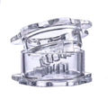 Garlic Twister 4th Gen – Garlic Mincer & Garlic Press in One - for Ginger, Herbs, Nuts & more, BPA-Free, Dishwasher Safe, 3–5 Clove Capacity - Clear