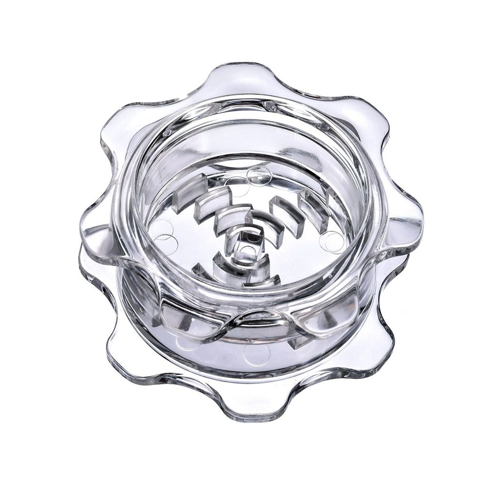 Garlic Twister 4th Gen – Garlic Mincer & Garlic Press in One - for Ginger, Herbs, Nuts & more, BPA-Free, Dishwasher Safe, 3–5 Clove Capacity - Clear