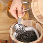 6 pcs Tea Bag Squeezer Tongs, Stainless Steel Strainer Spoons Teabag Clips Tool Practical Strainer Tea Accessories (Silver)