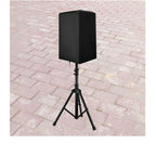 15 Inch Outdoor Speaker Cover - Upright Speaker Protective Cover, Sunscreen Waterproof Audio Dust Protection Bag (Black)