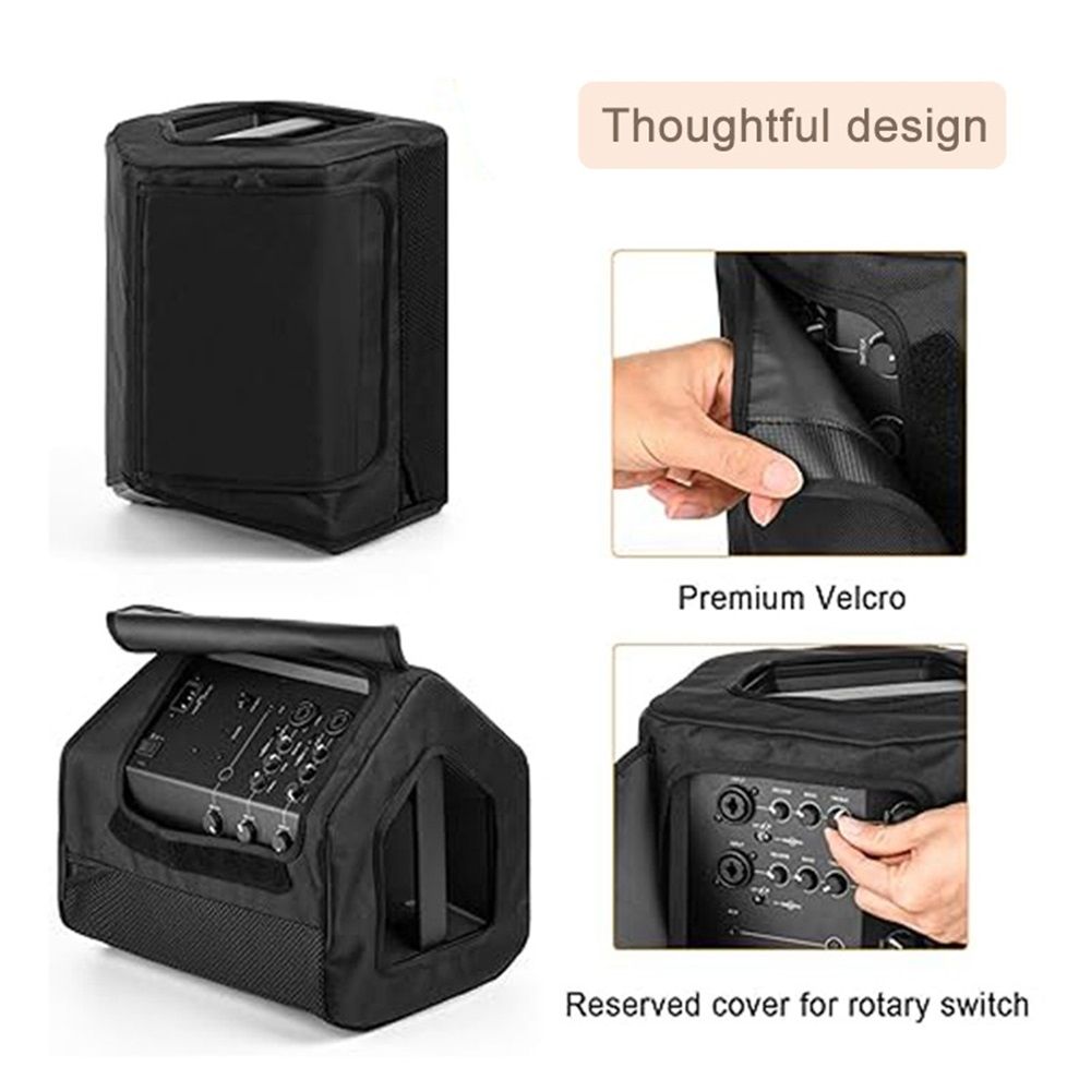 Case Cover - Mesh Cloth Dust Cover for Bluetooth Speaker, Dustproof Side Opening Mesh Protective Case Bag fits for Speaker (Only the cover of the speaker)