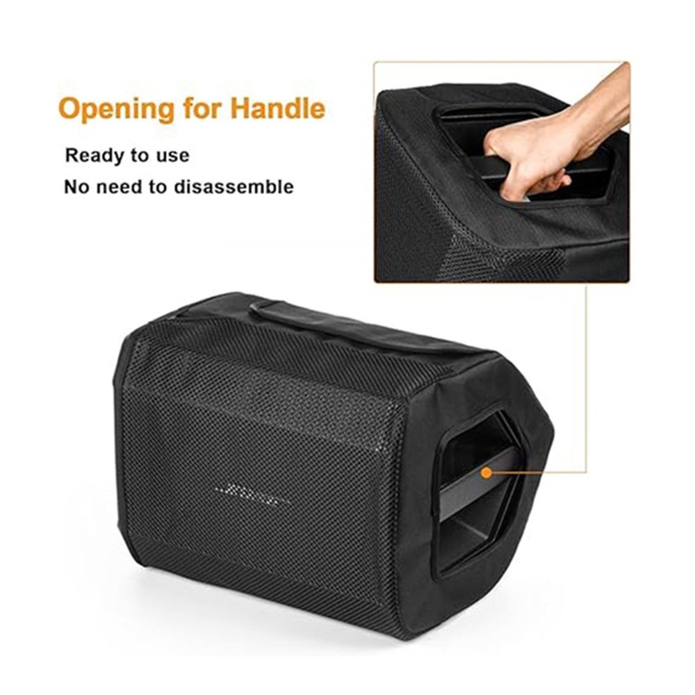 Case Cover - Mesh Cloth Dust Cover for Bluetooth Speaker, Dustproof Side Opening Mesh Protective Case Bag fits for Speaker (Only the cover of the speaker)