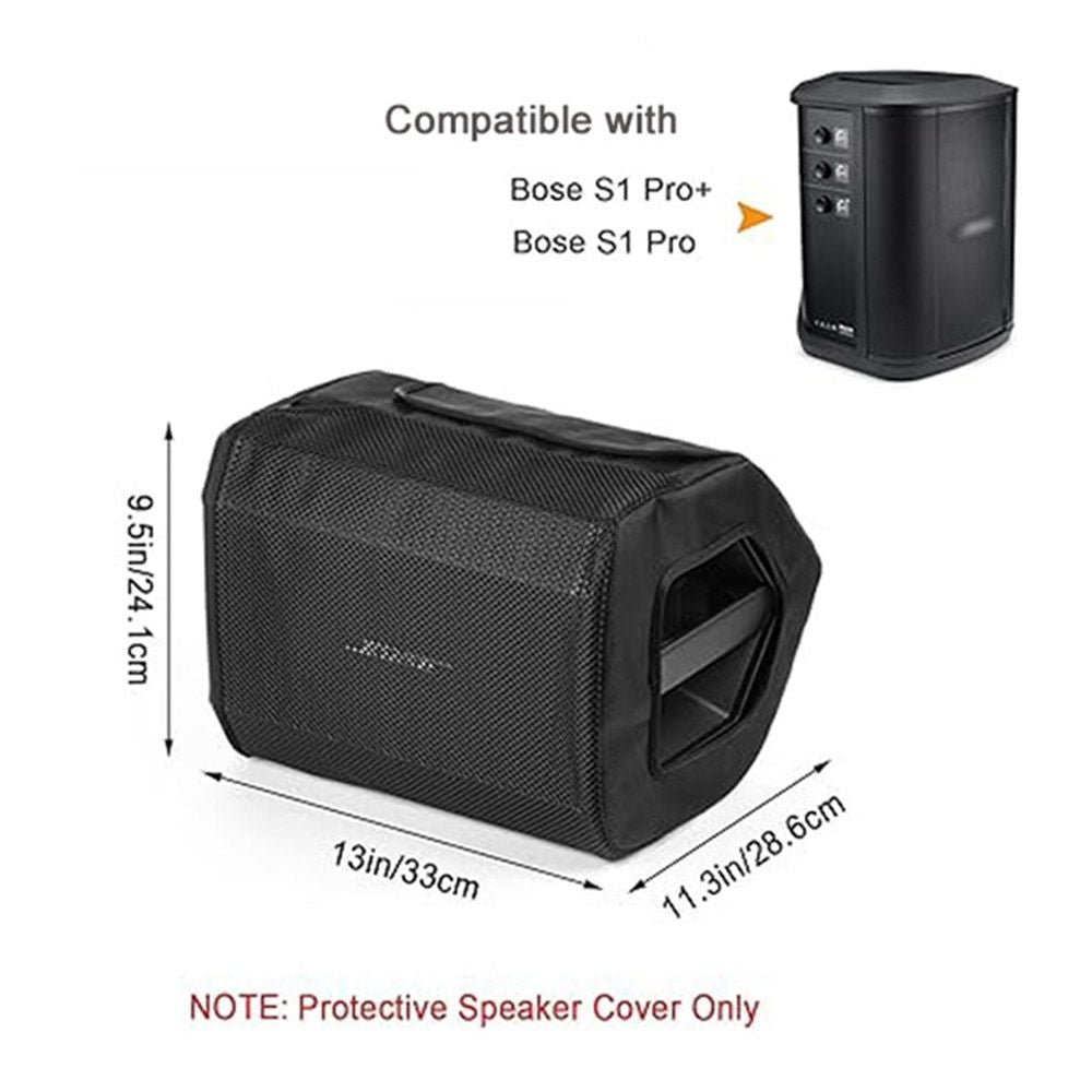 Case Cover - Mesh Cloth Dust Cover for Bluetooth Speaker, Dustproof Side Opening Mesh Protective Case Bag fits for Speaker (Only the cover of the speaker)
