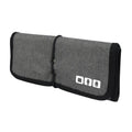 Electronic Organizer Cord Pouch, Travel Cable Charger Phone Accessories Bag Organizer Roll up Tech Carrying Case for USB Cables Memory Cards Earphone Flash Hard Drive – gray（oniy bag）