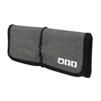 Electronic Organizer Cord Pouch, Travel Cable Charger Phone Accessories Bag Organizer Roll up Tech Carrying Case for USB Cables Memory Cards Earphone Flash Hard Drive – gray（oniy bag）