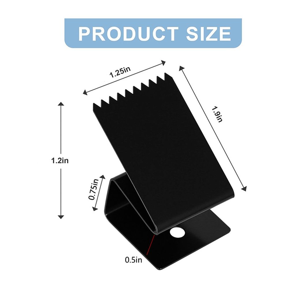 Hurricane Window Board-Up Clips Universal and Reusable Hurricane Storm Plywood Clips for Windows with Door Handles and Screws 1/2 inch 16 Pack (1/2")