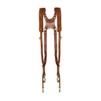 Camera Strap,Camera Straps for Photographers,Leather Dual Camera Strap for Two Cameras (Brown) Dual Camera Harness Strap with Padded for Two Cameras