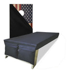 Cornhole Covers, for 4' x 2' Boards, with Bag for Storing Cornhole Bags, Waterproof & UV Resistant, Black