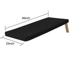 Cornhole Covers, for 4' x 2' Boards, with Bag for Storing Cornhole Bags, Waterproof & UV Resistant, Black