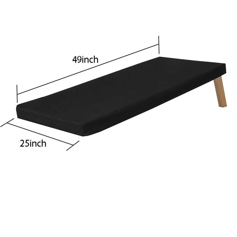 Cornhole Covers, for 4' x 2' Boards, with Bag for Storing Cornhole Bags, Waterproof & UV Resistant, Black