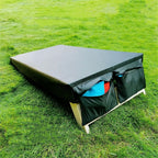 Cornhole Covers, for 4' x 2' Boards, with Bag for Storing Cornhole Bags, Waterproof & UV Resistant, Black