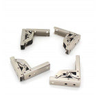4 pack 90 Degree Folding Door/Shelf Hinge Hidden Bracket Table Holder Furniture Parts for Table Legs Furniture(4pc)