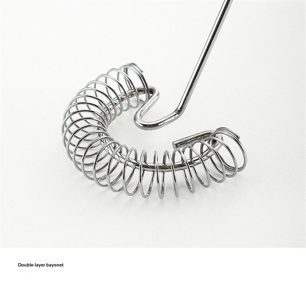 1 Pack Stainless Steel Spring Coil  Design for Eggs, Cream, Sauces, Gravy - Spiral Whipper Blender Beater Cooking Tools