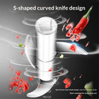 Garlic Press,Onion vegetable chopper,Food Chopper,Garlic Mincer, for Ginger, Chili, Nuts - Chop into Minced, Dishwasher Safe