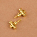 Guitar Roller String Retainers(Set of 2) – String Guide, Strings Trees Replacement Part for Electric Guitars, SR1 Gold